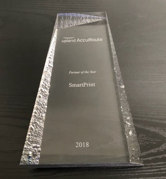 picture of smartprint upland award